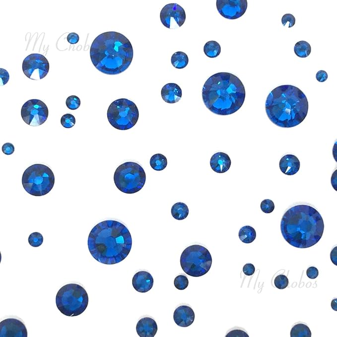 CAPRI BLUE (243)144 pcs Swarovski 2058/2088 Crystal Flatbacks rose pink rhinestones nail art mixed with Sizes ss5, ss7, ss9, ss12, ss16, ss20, ss30 from Mychobos (Crystal-Wholesale)