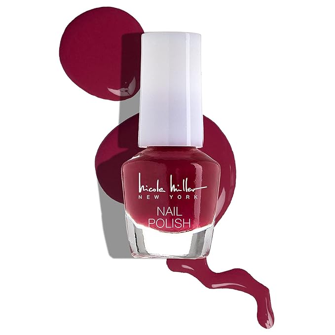 Nicole Miller Mini Nail Polish Set – Glossy, Vibrant Colors for Fingernails & Toenails, 2 Pack Trendy Collection