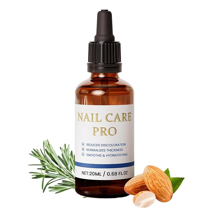 Nail Care Pro - Nail Strengthening Repair Serum contains sweet almond oil, tea tree oil, jojoba oil.It's suitable for thin and damaged nails. (1pc)
