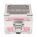 Nail Drill Bit Holder,ANGGREK 25 Holes Drill Bit Case 3 Layer Sponge Transparent Cover Storage Displayer Box for Acrylic Nail Drill Bit Rivet Reinforcement