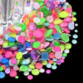 Flatback Glass Rhinestones,Bedazzler Gems Non Hotfix Crystal Rhinestones for Crafts Nail Charms Clothes Tumblers,Mixed Neon,Mixed Size,35g