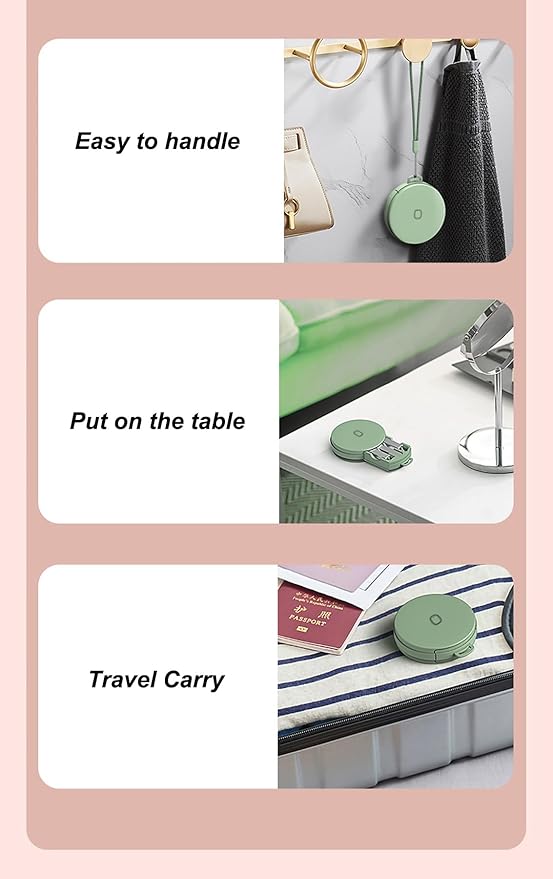 Portable 3-in-1 Stainless Steel Manicure Set with Macaron Green Carrying Case - Includes Nail Clippers, Nail Files, and Cuticle Trimmer - Ideal Travel Nail Cutter Kit for Men and Women