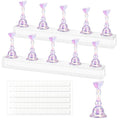 Nail Stand Nail Holder for Painting Nails 2 Sets Press on Nails Stand Display with 96 Pcs Reusable Adhesive Putty Clay Magnetic Acrylic Nailss Art Tools Accessories for Home DIY Salon Supplies Purple