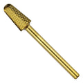 Safety Bit, Nail Drill for Electric Manicure Drill Machine, Fast Remove Nail Gels, Acrylic Gels and Nail Colors (Fine -F, Gold)