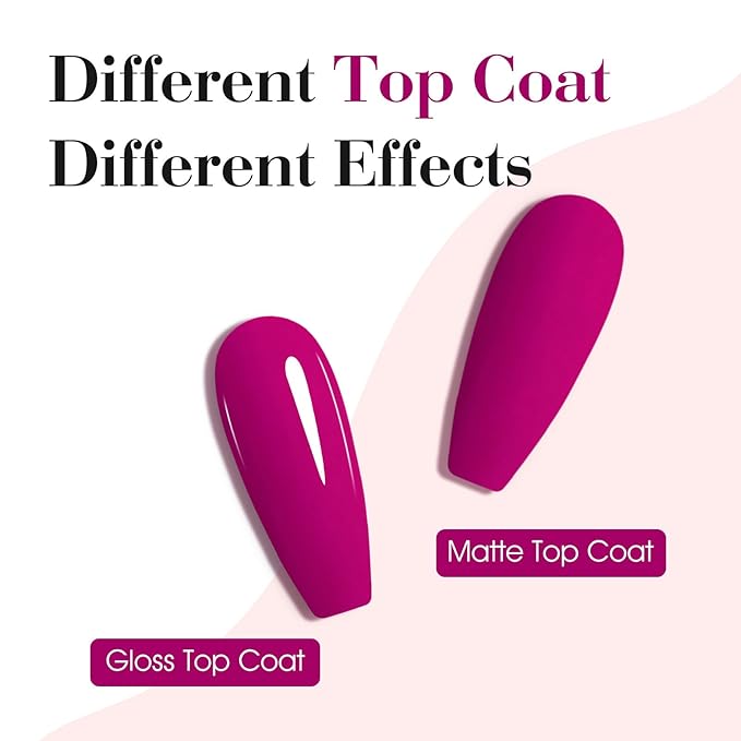 CANNI Deep Purple Red Gel Nail Polish, 1Pcs Dark Berry Purple Gel Polish Color Soak Off U V Nail Manicure Salon DIY at Home