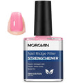 Morovan Nail Strengthener and Growth: Purple Pink Nail Polish Hardener Brightener for Damaged Nails Natural Concealer Foundation Air Dry Prevents Discoloration Essential Manicure Care Gift Women