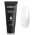 AIMEILI Poly Nail Extension Gel Builder - Hema Free Enhancement for Nail Art Design - DIY Salon At Home Gift for Women - 055