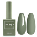 15ml Sage Green Gel Nail Polish, Green Gel Polish, Same Color Same Bottle, High Gloss U V Soak Off Nail, DIY Sparkle Manicure Salon