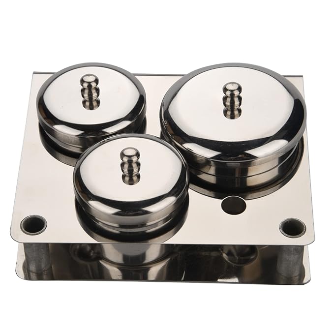 Stainless Steel Nail Liquid Container Mini Bowl for Acrylic Powder & Liquid – Nail Art Tools Organizer Holder with Lid for Manicure Salon Use
