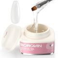 Morovan Builder Gel For Nails: Long-Lasting Hard Gel For Nails Extension Builder Clear Hard Nail Strengthen Nail Sculpture Building