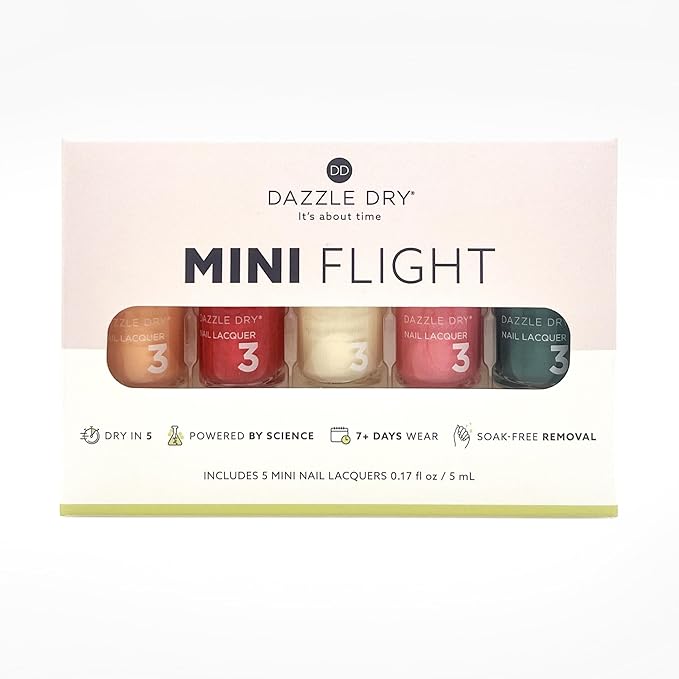Dazzle Dry Mini Flight - Spring Fling - 5 Mini Lacquers