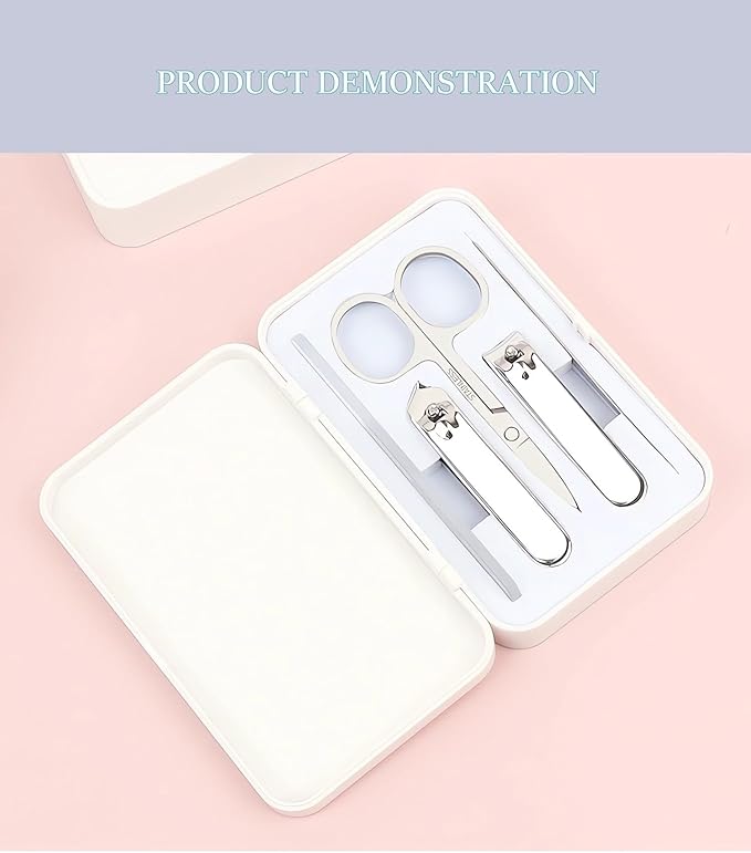 Manicure Set Personal Care Nail Clipper Kit Professional Manicure Pedicure Set Mens Accessories Personal Care Set Nail Grooming Kit Gift Idea Present for Men Women