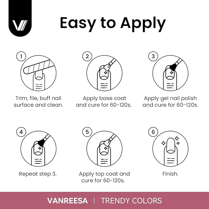 VANREESA Gel Nail Polish Kit with U V Light 53 Pcs Gel Polish Nail Set 36 Popular Colors Nail Polish Set with Base Coat 4 Effects Top Coat with Manicure Tools Complete Nail Kit Gifts for Women Girls