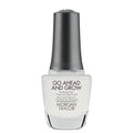 Morgan Taylor Go Ahead And Grow Nail Strengthener & Growth Treatment - Fortifying Nail Care Base Coat for Weak & Damaged Nails, Promotes Stronger, Longer Nails with Keratin & Vitamin E, 0.5 oz.