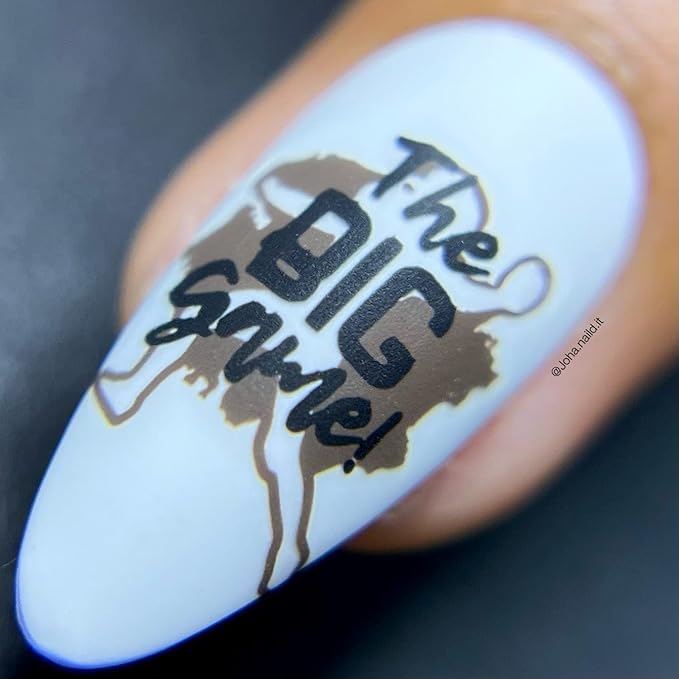 Maniology Game On Nail Stamping Plate Set, Sports-Inspired Manicures and Nail Art Designs