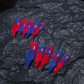 3D Nail Art Press on Nails with Unique Dragon Claw Design Dark Victorian Style Size M