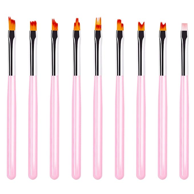 39PCS Nail Art Brushes, Nail Art Tool Set, Including Nail Brushes, Striping Nail Art Liner Brushes, Nail Dotting Pens, Nail Sponge Grabber Pen & Nail Sponge for Nail Art Design