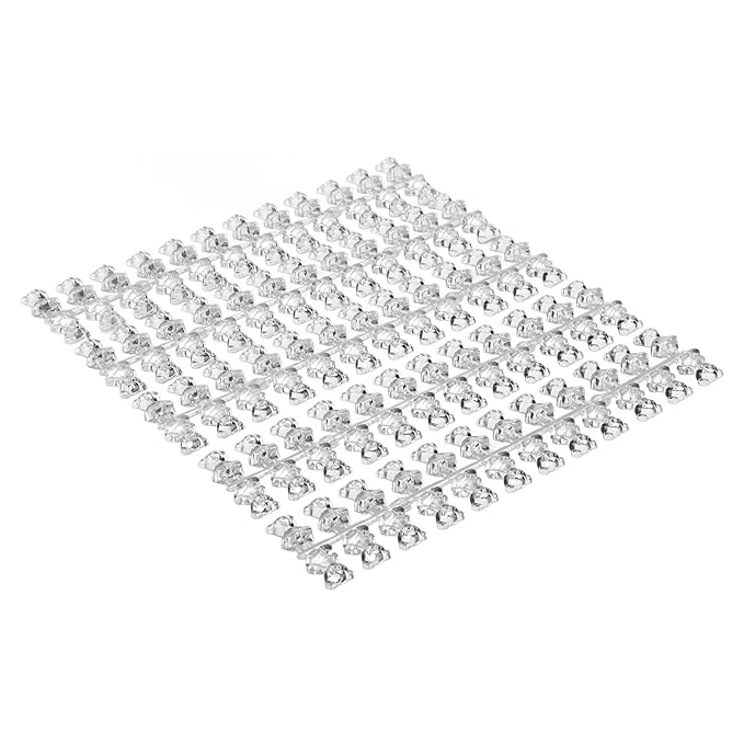 120PCS Bear Shape Nail Color Display Card Set, Nail Tips Color Chart Board for Nail Polish, Gel, Acrylic and Powder Practice, Nail Art Display for Salons, Manicurists and Home Use