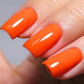 Neon Gel Polish, 0.5 Fl Oz Neon Orange Gel Nail Polish Spring Summer Soak off LED UV Gel Nail Polish Art Starter Manicure Salon DIY Nail Gel Polish Design