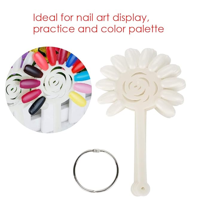 Nail Tip Stick Nail Display Stick Nail Color Card Nail Practice Tool Tips Sticks Transparent Practice Tool for Nails Polish Display Stick