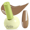 MelodySusie Highly Pigmented Gel Nail Polish, 0.56 Fl Oz Soak Off UV LED Brown Gel Polish, Plant-Based Formula, 16.5ml Tilt-and-Stand Bottle, TPO & HEMA Free, Gift for Nail Art at Home & Salon
