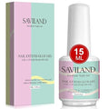 SAVILAND Gel Nail Glue: 15 ML Gel Nail Glue U V Nail Glues Super Strong Nail Glues for Press Ons, Long Lasting Nail Tips Manicure Art Tool Nail Lamp Needed