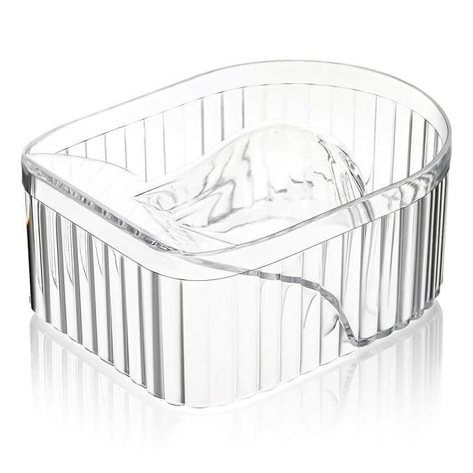 Nail Soaking Bowl: Acrylic Manicure Tray for Softening Cuticles & Removing, Stylish Design for Home Salon Use for Home Nail Salon Supplies Polishing Remover Treatment