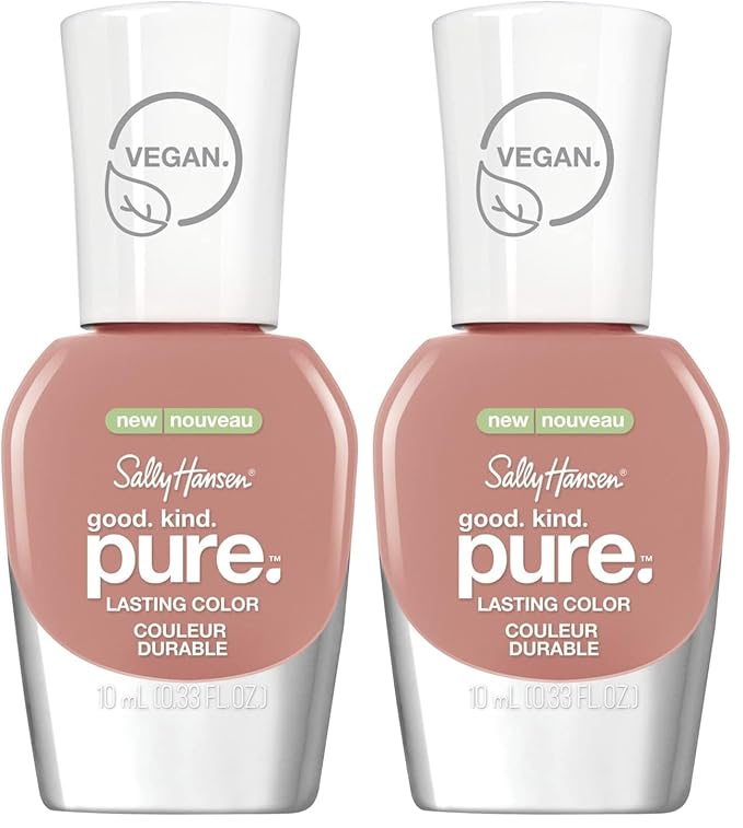 Sally Hansen Good Kind Pure Vegan - Pink Cardamom Nail Polish Women 0.33 oz (Pack of 2)