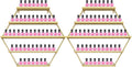 Metal Wall-Mounted Nail Polish Shelf and Essential Oil Rack, Used in Nail Salon, Beauty Salon, Home Perfume/Cosmetics/Beauty Supplies/Spices Collection Display Rack
