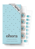 ohora Semi Cured Gel Pedi Strips (P Tanning Bear) - Works with Any Nail Lamps, Salon-Quality, Long Lasting, Easy to Apply & Remove - Includes 2 Prep Pads, Nail File & Wooden Stick