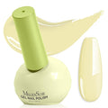 MelodySusie Highly Pigmented Gel Nail Polish, 0.56 Fl Oz Soak Off UV LED Yellow Gel Polish, Plant-Based Formula, 16.5ml Tilt-and-Stand Bottle, TPO & HEMA Free, Gift for Nail Art at Home & Salon