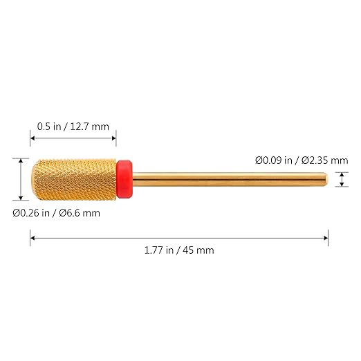 MIRACLE 3/32" Nail Drill Bits Large Barrel with Chamfer Shape Head for Electric Drill Machines l (Coarse)