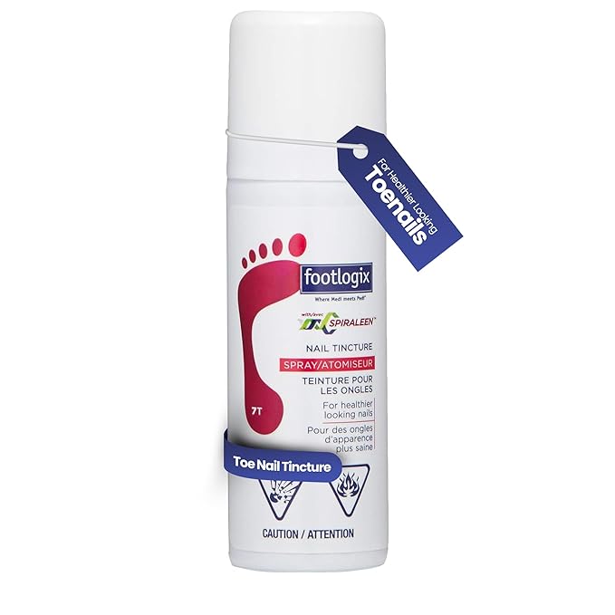 FOOTLOGIX Nail Tincture Spray with Spiraleen, 1.55 Fl Oz (Pack of 1)