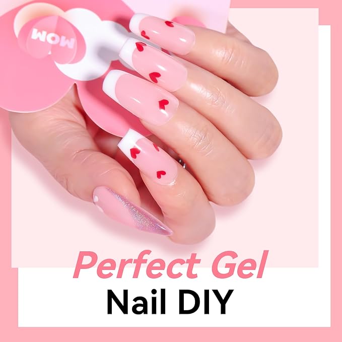 Makartt Hema-Free Poly Nail Gel Natural Pink 50ML Gel Builder for Nail Extension Nail Strengthener Beauty Gift 3D Gels Molder Nail Art Easy DIY at Home Salon