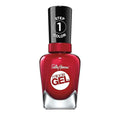 Sally Hansen Miracle Gel Salon Quality Nail Polish | Gel-Like Formula, Two-Step System, No UV Light Needed, Long Lasting | Opaque, Glossy | 474 Can't Beet Royalty | Rich Burgundy Nail Color