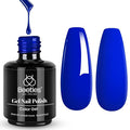 Beetles Blue Gel Nail Polish - Sapphire Love Color, Royal Blue Gel Polish, Soak Off Uv LED Spring Nails for Manicure Salon DIY Design Gifts for Women