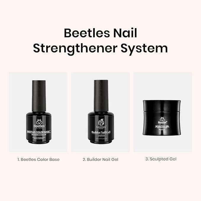 Beetles Color Base Gel Polish, 1pcs 15ml Rubber Base Builder Neutral Nude Gel Base Coat Warm Jade Nail Polish Nail Strengthener UV Led Needed Gift for Women Girls
