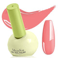 MelodySusie Highly Pigmented Gel Nail Polish, 0.56 Fl Oz Soak Off UV LED Orange Gel Polish, Plant-Based Formula, 16.5ml Tilt-and-Stand Bottle, TPO & HEMA Free, Gift for Nail Art at Home & Salon