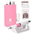 MelodySusie Entry-Level Clip-On Rechargeable Nail Drill with Anti-Slip Silicone Handle, SC300I 30000RPM E-File for Manicure Shaping & Gel Removal, Perfect for Training, Nail Art Practice & Home Use