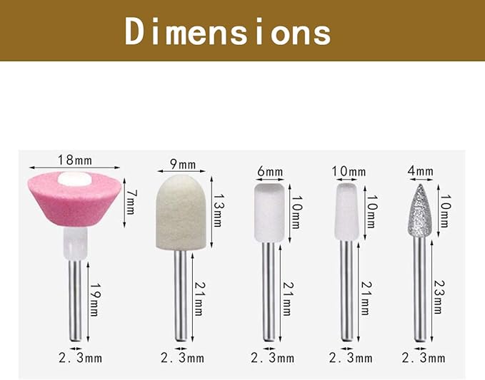 10 Pieces Nail File Replacement Head Refills for Perfect Finishing and Well Touch Salon Nails Electronic Nail File and Full Manicure