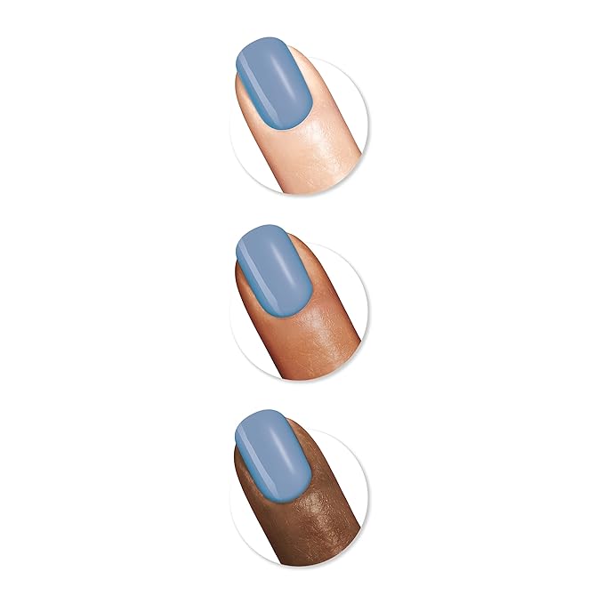 Sally Hansen Miracle Gel Salon Quality Nail Polish | Gel-Like Formula, Two-Step System, No UV Light Needed, Long Lasting | Opaque, Crème | 638 Comfy Co-sea | Muted Teal Nail Polish