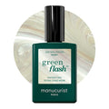 Manucurist Green Flash LED Holographic Pearly White Gel Nail Polish Fairy - Vegan, 12-Free, Plant-Based - Strengthens and Protects the Nail - Gel Polish - Made in France - 0.5 fl oz