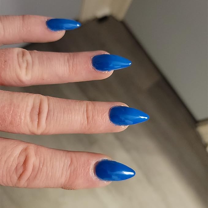 Almond Shaped Nail Tips For Acrylic Nails Professional 500pcs Matte Clear False Nails Tips Press On Nails French Fake Nails For Nail Extension Full Cover Nails With Case For DIY Nail Art, 11 Sizes