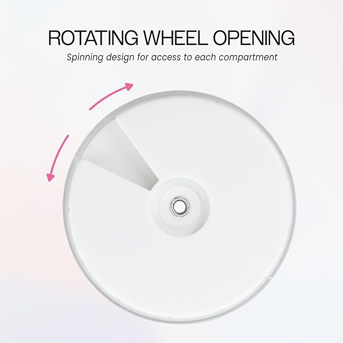 Nail Art Rhinestones Fake Pearl Gems Jewelry Decorations Manicure Wheel (1 Wheel, Small Multi Color)