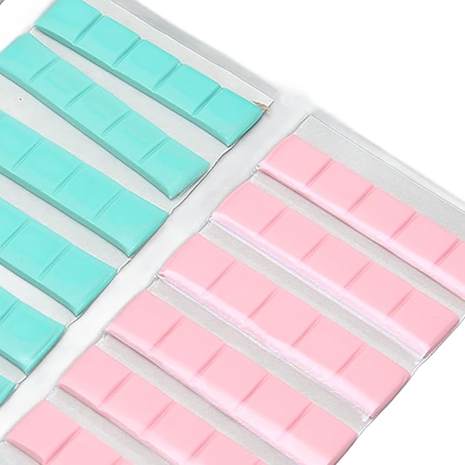 Manicure Clay, Reusable Adhesive Putty for Nails, Removable Nail Art Stand Clay for False Nail Tips Display Practice, 3 Colors DIY Nail Art Sticky Plasticine Non Stick Hand Clays