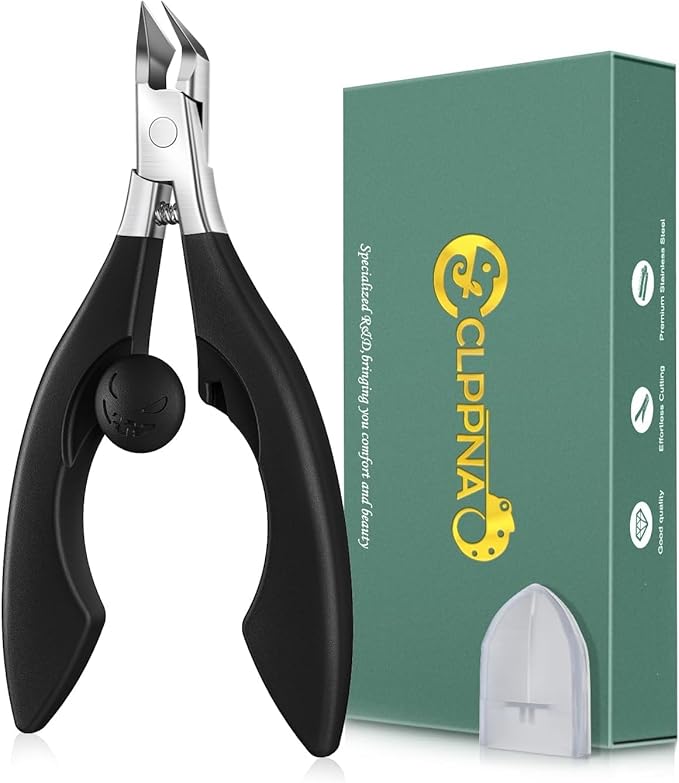 Upgrade Nail Nippers Professional Podiatrist Ingrown Toenail Clippers for Seniors Men,Slanted Eagle Beak Nail Clippers for Thick Toe Nails Cutter, Cuticle Remover Trimmer,Ingrown Toenail Scissors