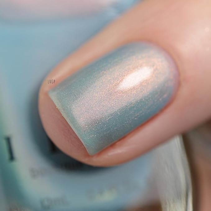 ILNP Valentina - Milky Teal Sheer Shimmer Nail Polish