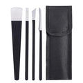 Pedicure Knife Set, 4Pcs Professional Stainless Steel Ingrown Toenail Knife Tools with Storage Bag Nail Knives Cuticle Remover for Feet Ingrown Toe Nail Correction Pedicure Tools Kit