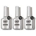 GAOY Gel Top Coat, Blooming Gel and Base Coat Set, 3 Pcs 16ml Clear Glossy No Wipe Combination for UV Light Cure