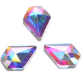 AD Beads Top Czech AB Crystal Flatback Rhinestone Nail Art Decoration Multi Shape (S24 Diamond 5x5mm, 100 Pcs)